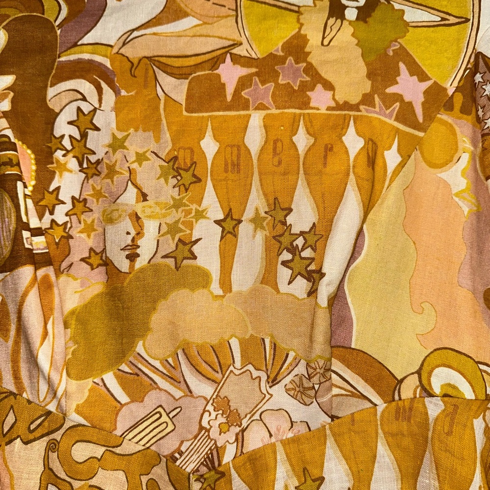 Zimmermann Orange and Cream Patterned Dress - Picture 7 of 12